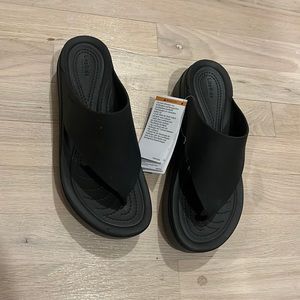 brand new platform crocs in size 8